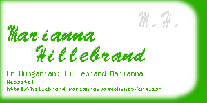 marianna hillebrand business card